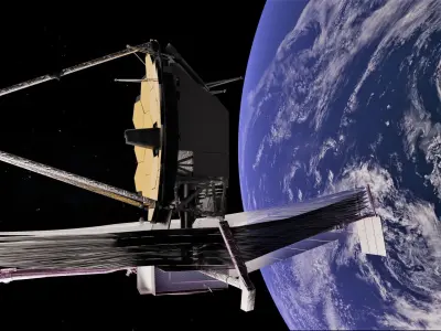 James Webb Space Telescope Low-poly 3D model