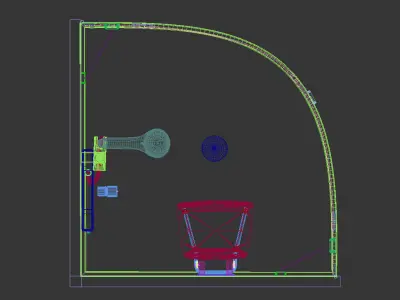 Ravak Brilliant BSKK4 3D model