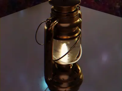 Lantern model for blender 3D model
