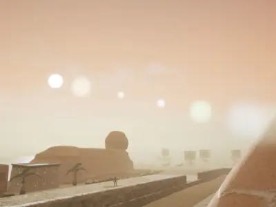 Egypt city-modular prop-PBR Low-poly 3D model