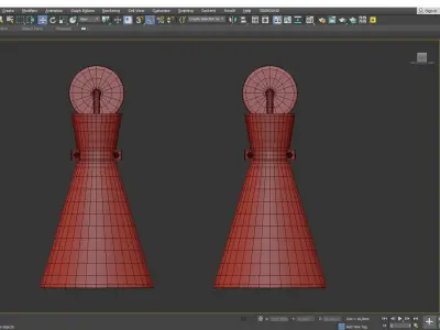 Julia Sconce Low-poly 3D model