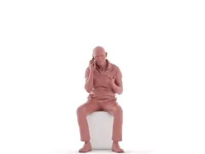 Stephen posed 5 3D model