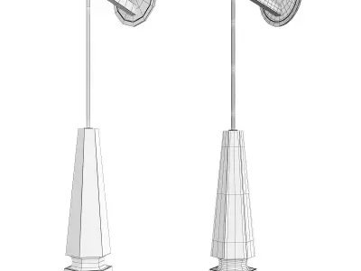 CHAMONIX SCONCE Low-poly 3D model