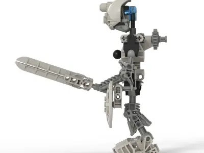 Kopaka - LEGO Bionicle Low-poly 3D model