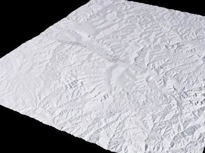 Beidao China City Landscape 3D Model 3D model