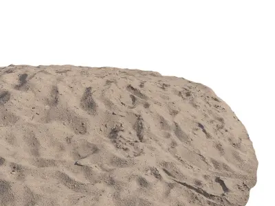 Pile of Beach Sand 3D model