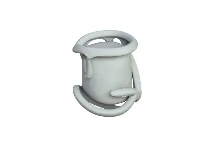 SciFi Shape Object Low Poly Low-poly 3D model buy