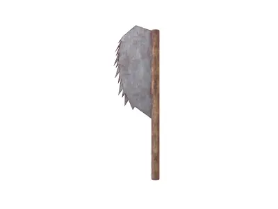 Fantasy Style Axe v1 003 Low-poly 3D model