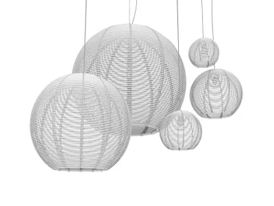 Rattan Lamp 3D model