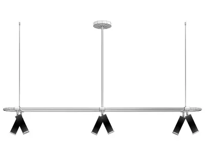 CURRENT RESTORATION CHANDELIER Low-poly 3D model