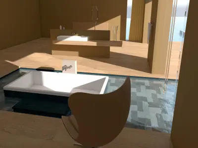 Bathroom 05 3D model