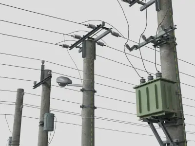  Power Transmission Line - Complete Set 