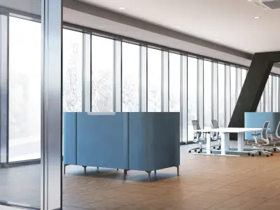 Workplace Office 001 3D model