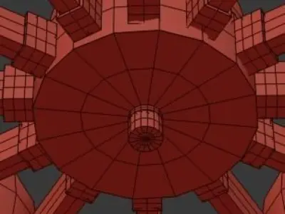 Ball Valley Chandelier 3D model