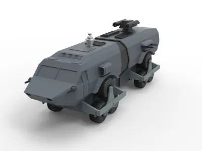 Landmaster from Damnation Alley Scale 1 to 38 3D print model