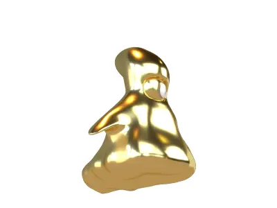 Slime OI v1 0003 Low-poly 3D model