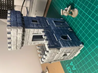 Modular Castle Tower Dungeon Construction Kit 3MF STL 3D print model