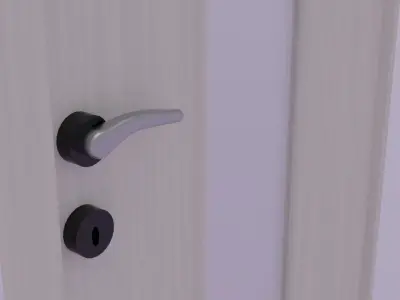 Interior Door V3 3D model