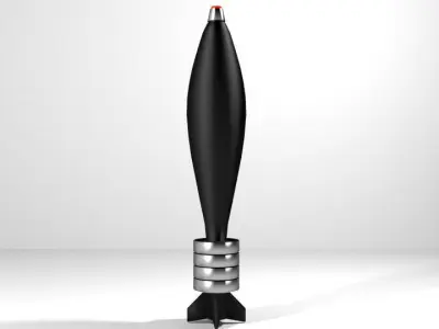 Mortar Ammunition - Type modern 3D model