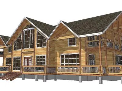 Creative Design-Holiday Cabin-080 3D model