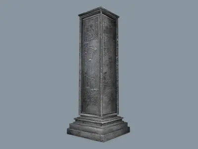 monolith Low-poly 3D model