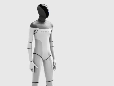 TESLA ROBOT RIGGED 3D model