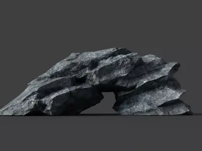 Rock 5-6 Low-poly 3D model