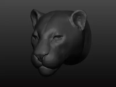 PANTHER LEOPARD 3D print model