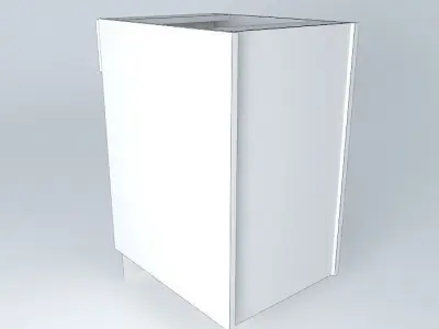 S0D1FD kitchen cabinet Free 3D model