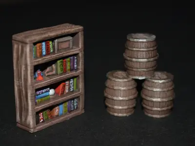 Dungeon Clutter for Tabletop Games 3D print model