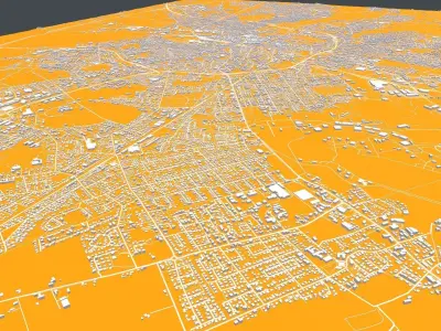 Cityscape Oldenburg Germany 3D model