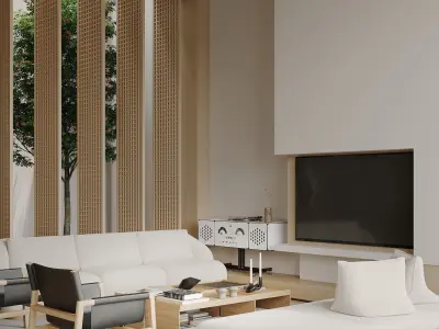 apartment interior scenes  3D model buy