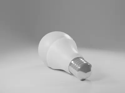 LOW POLY LAMP - low poly lamp led light bulb Free low-poly 3D model