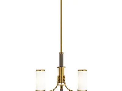 Arteriors Paulino Chandelier Low-poly 3D model