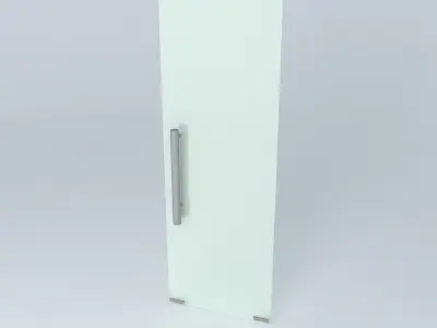 GLASS DOOR Free 3D model