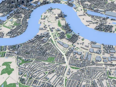 London City England 3D model
