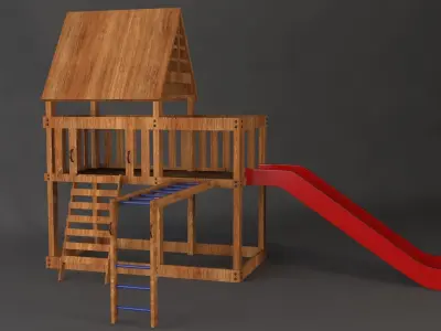 Playground Low-poly 3D model