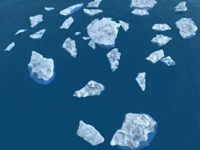 Fragment Ice 3D model