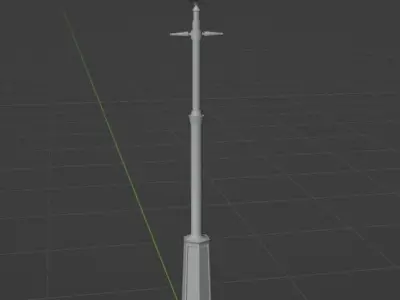 Outdoor Lamp Free low-poly 3D model