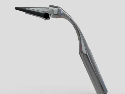 Window Wiper 2 Low-poly 3D model