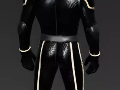 Carbon Onyx Executive Tactical Skin Low-poly 3D model