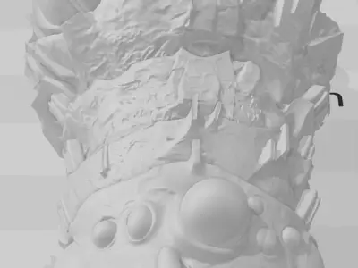 Star Trek Lower Decks nacelle sucker from intro 3D print model