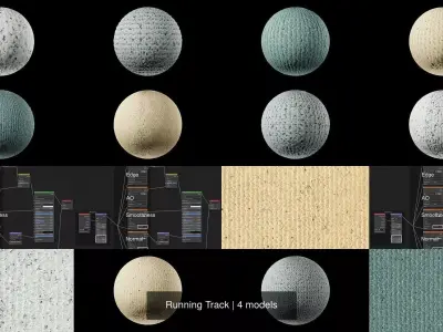 Running Track Texture