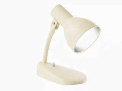 Kandem Bedside Lamp Beige - PBR metal desk lamp 3D model