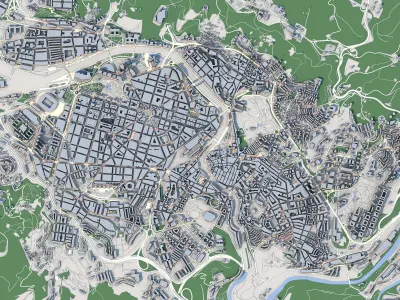 Bilbao City Spain 3D model