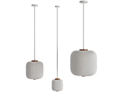 Opal Pendant EK61 Set by Esben Klint 3D model