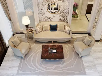 Luxury Classic Villa 3D model