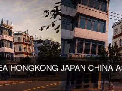BUILDING URBAN AREA HONGKONG JAPAN CHINA ASIAN PACK