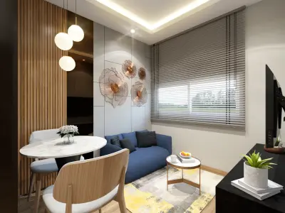 Design Bedroom Modern  Low-poly 3D model