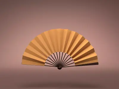 Chinese Fan 3D model